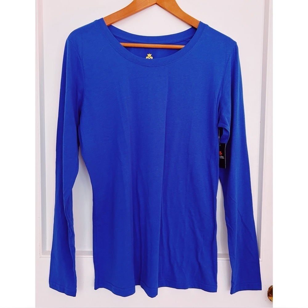 BNWT Natural Uniforms Modern Fit - Luxe Stretch Long Sleeved Shirt Size L
